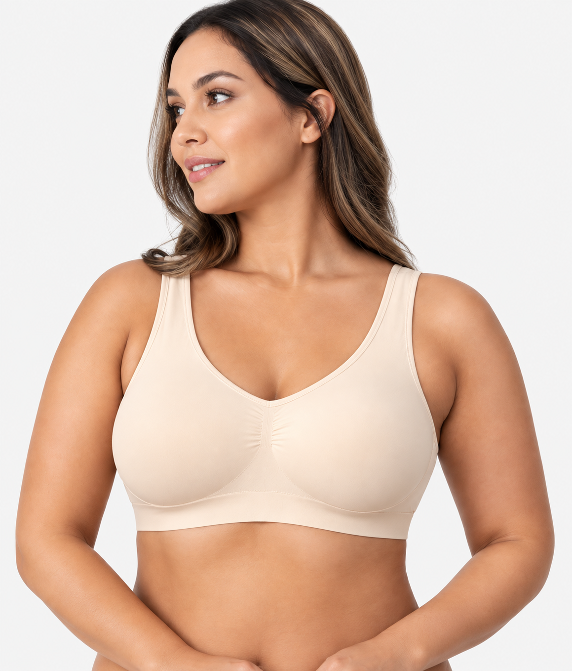 Plus Size Seamless Shaper Bra